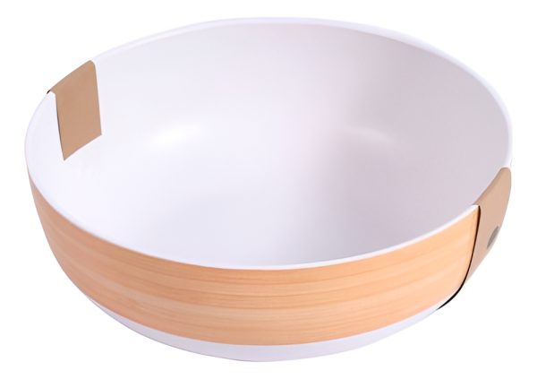 Bowl Ensalada Madera Bambu Bamboo Melamina 27.5x9.5 Cm - Imagen 4