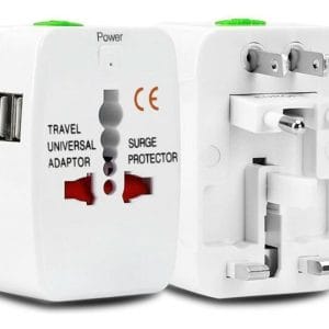 Cargador De Viaje Adaptador Universal Con 2 Puertos Usb