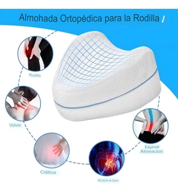 Almohada Profesional Rodillas Ortopedica Piernas Cama Dormir - Imagen 4