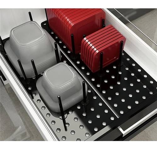 Estante Y Organizador Ajustable Para Vajilla Comodidad Hogar - Imagen 3