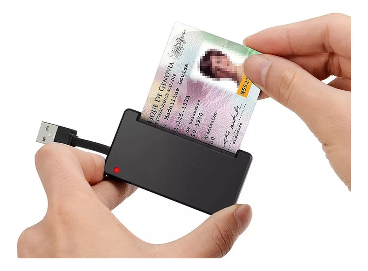 Lector Inteligente De Cedula De Identidad Usb Identificacion
