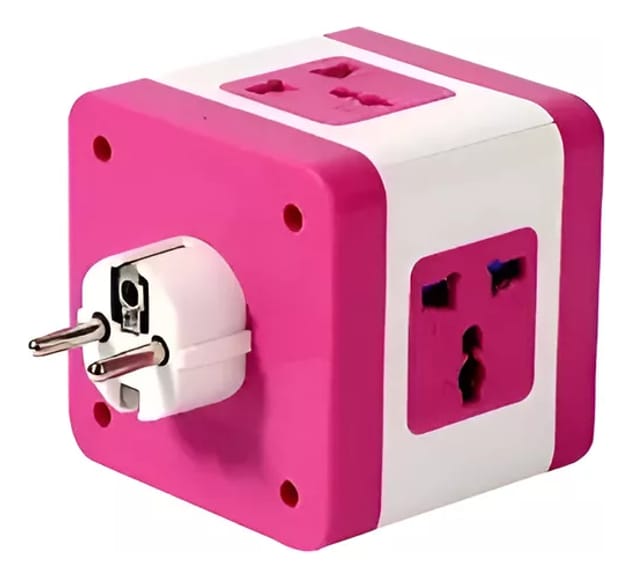 Zapatilla Adaptador Universal 4 Puertos Usb Shuko 509 Treqa