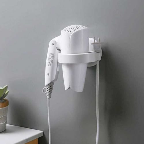 Soporte Para Secador De Pelo A La Pared Baño Hogar - Imagen 3