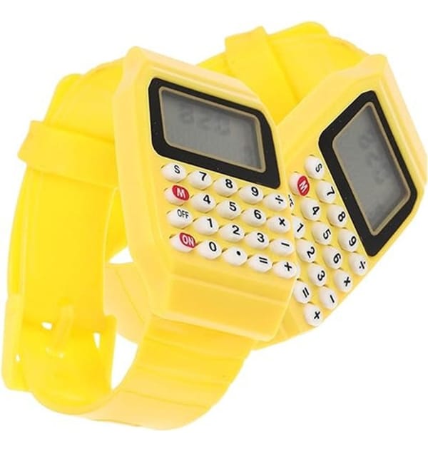 Reloj De Pulsera Con Calculadora Digital Infantil Eléctrico - Imagen 8