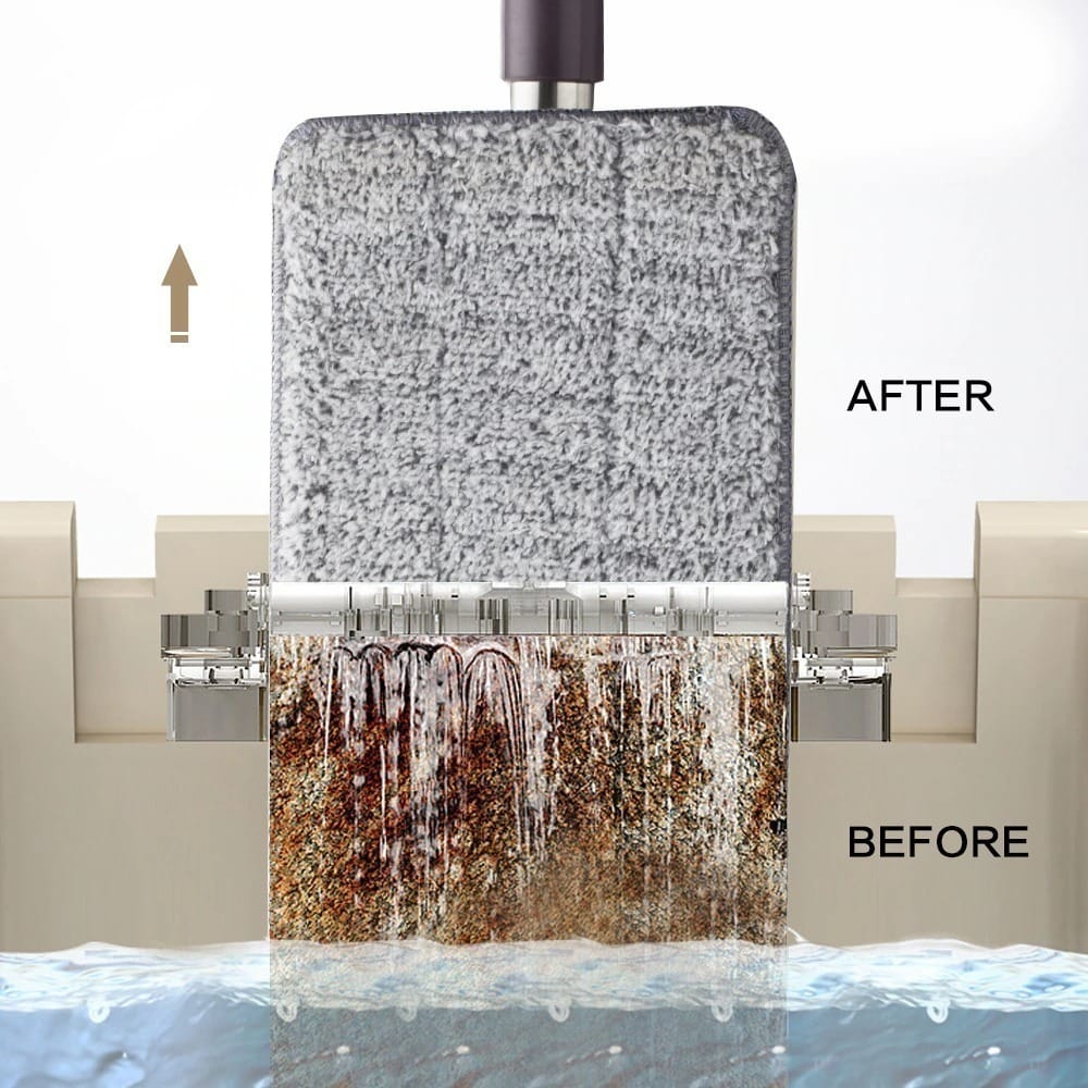 Mopa Balde Escurridor Limpiador Trapeador Cubo Secado Rapido - Imagen 7