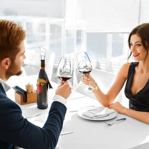 Vertedor De Botellas De Vino Aireador Decantadora Sin Goteos - Imagen 3