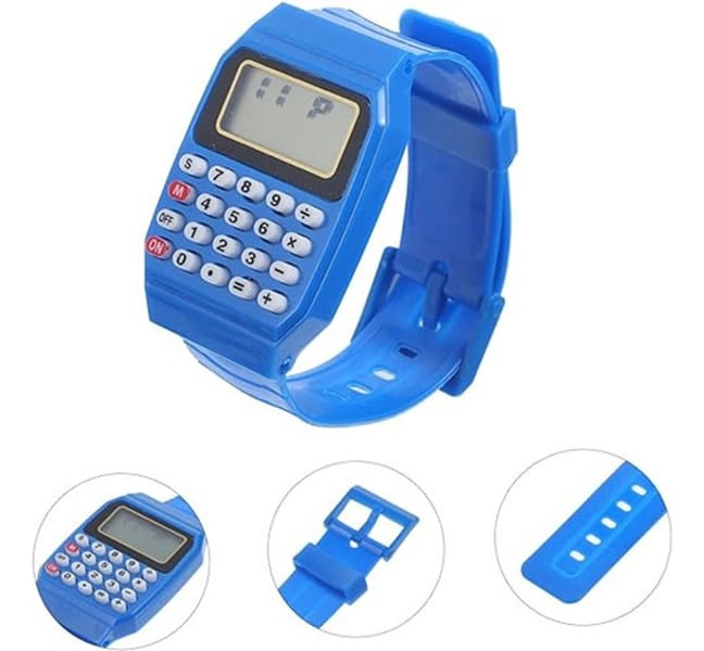 Reloj De Pulsera Con Calculadora Digital Infantil Eléctrico - Imagen 6