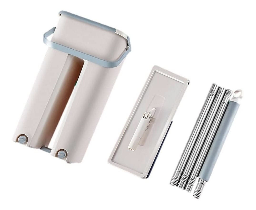 Mopa Balde Escurridor Limpiador Trapeador Cubo Secado Rapido - Imagen 9