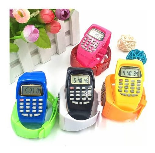 Reloj De Pulsera Con Calculadora Digital Infantil Eléctrico - Imagen 5