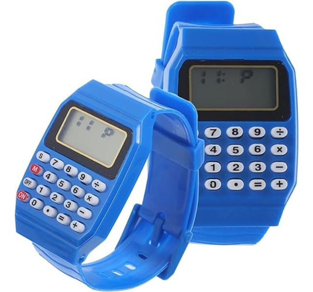 Reloj De Pulsera Con Calculadora Digital Infantil Eléctrico