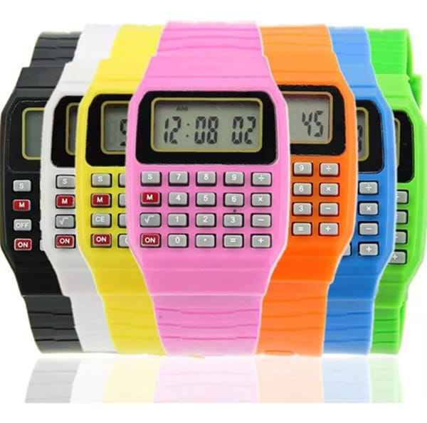 Reloj De Pulsera Con Calculadora Digital Infantil Eléctrico - Imagen 10