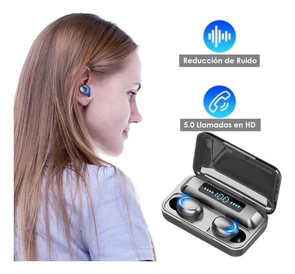 Auriculares In-ear Inalámbricos F9-5 Tws Bluetooth Táctil - Imagen 4