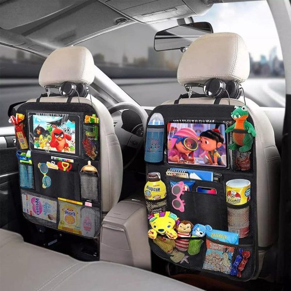 Organizador Auto Respaldo Asiento Tablet Varios Bolsillos - Imagen 2