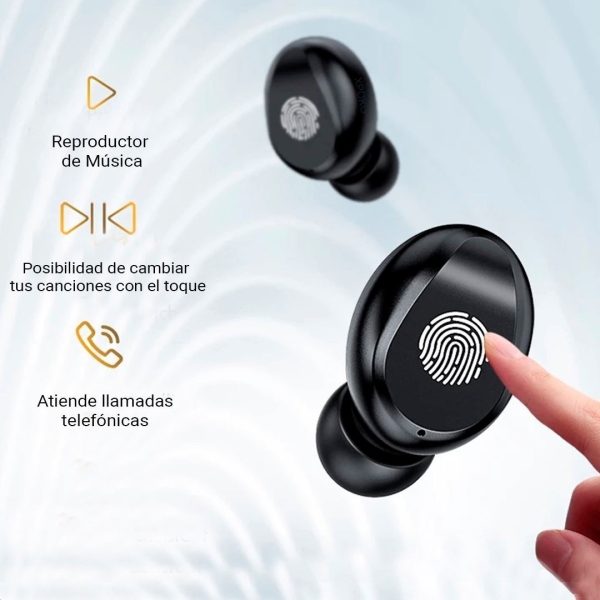 Auriculares In-ear Inalámbricos F9-5 Tws Bluetooth Táctil - Imagen 5