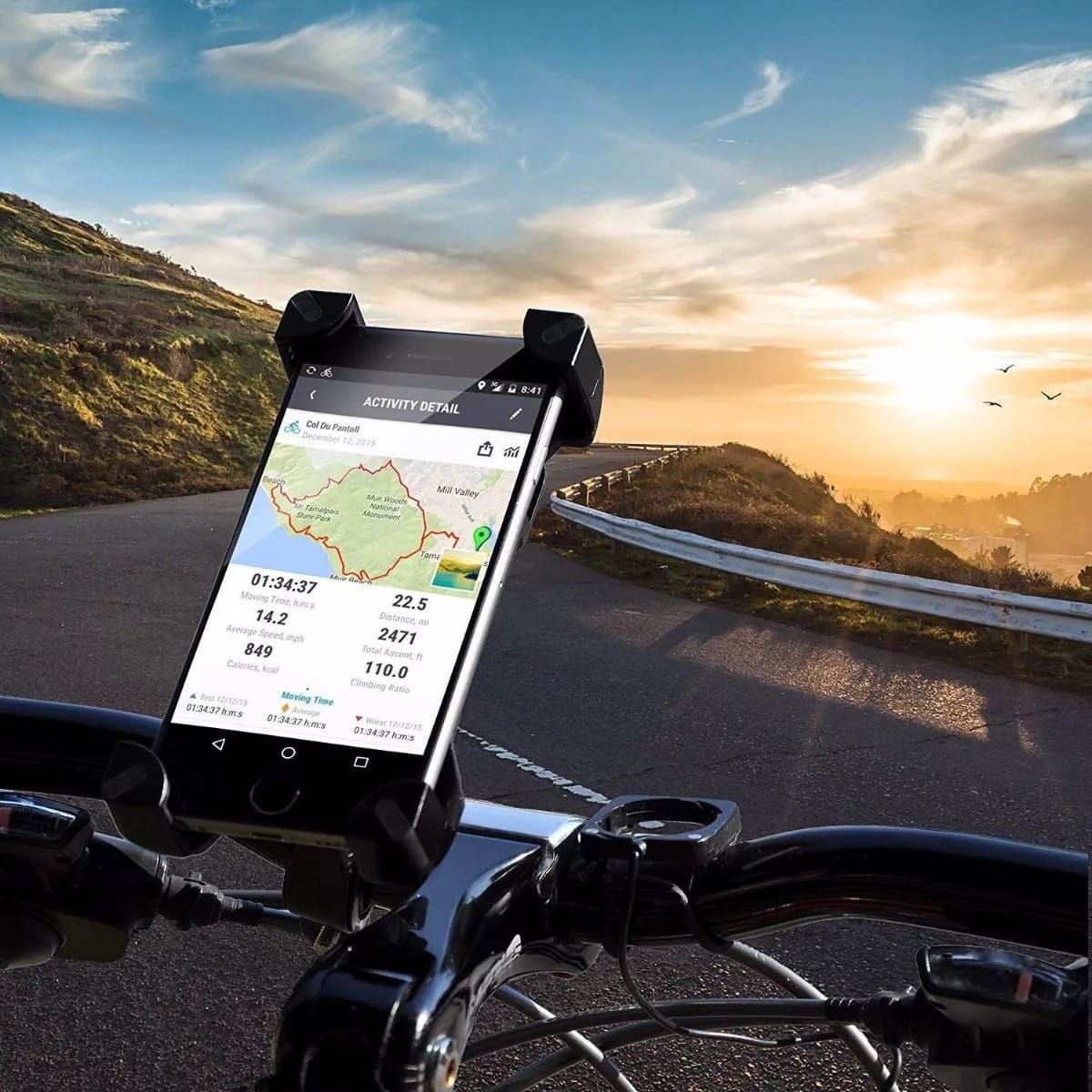 Soporte Celular Gps Moto Bici Universal Ajustable Rota 360 - Imagen 6