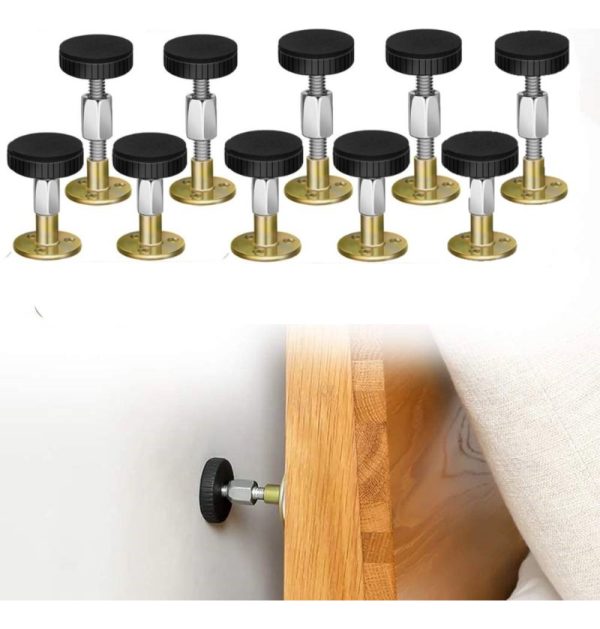 10 Protectores Entre Cama Puerta Pared Tope Anti Ruido Golpe