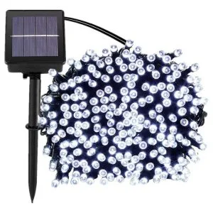 Guirnalda Guía Luces Led Solar Luz 200 Luces 22 Mts Navidad