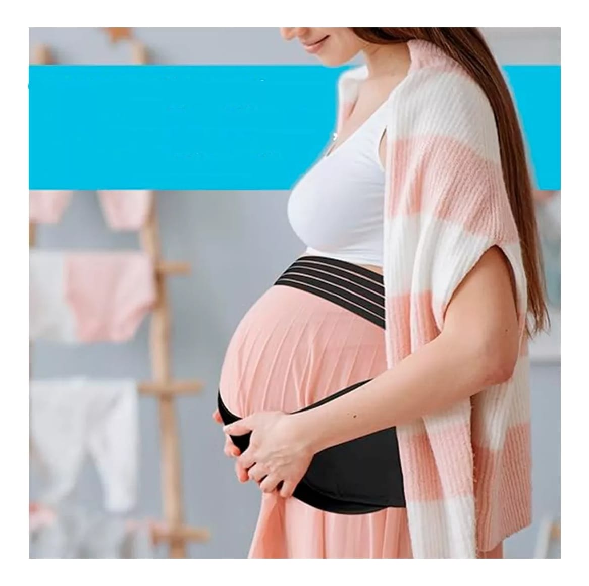 Faja Sosten Panza Para Embarazada Ajustable Maternal Vientre - Imagen 10