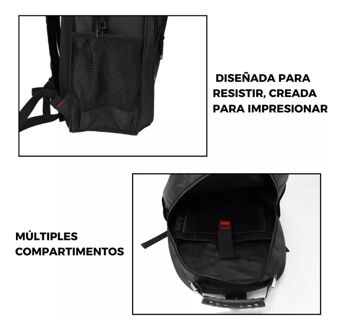 Mochila Ejecutiva Indra 735 Porta Laptop Notebook Reforzada - Imagen 7
