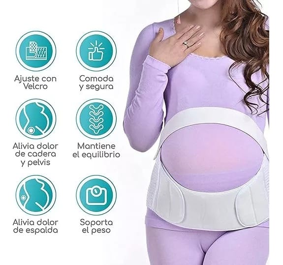 Faja Sosten Panza Para Embarazada Ajustable Maternal Vientre - Imagen 8