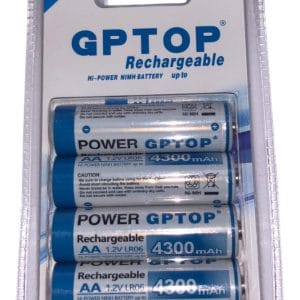 Pilas Gptop Pack X4 Aa Recargable 4300mah Alta Capacidad
