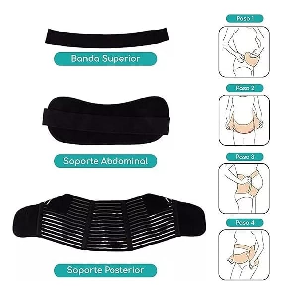 Faja Sosten Panza Para Embarazada Ajustable Maternal Vientre - Imagen 5