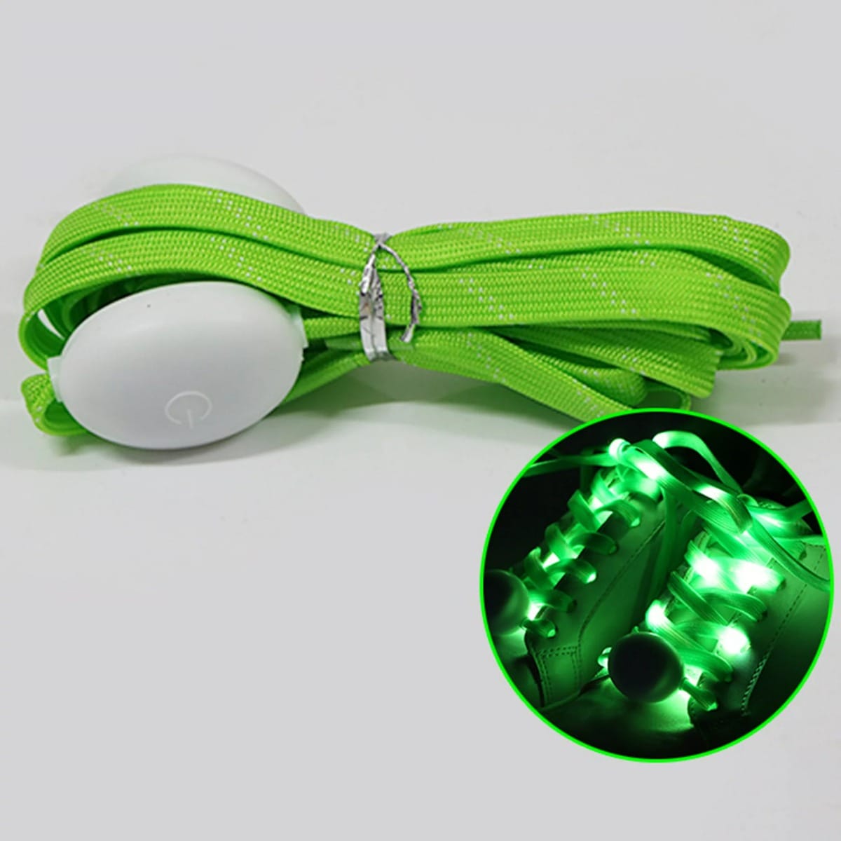 Cordón Con Luz Led Para Championes Zapatos Varios De Colores - Imagen 9