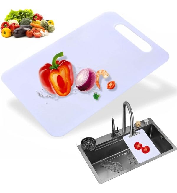 Tabla De Cocina De Pvc 37,5 X 23,5 X 0.8 Cm Doble Cara