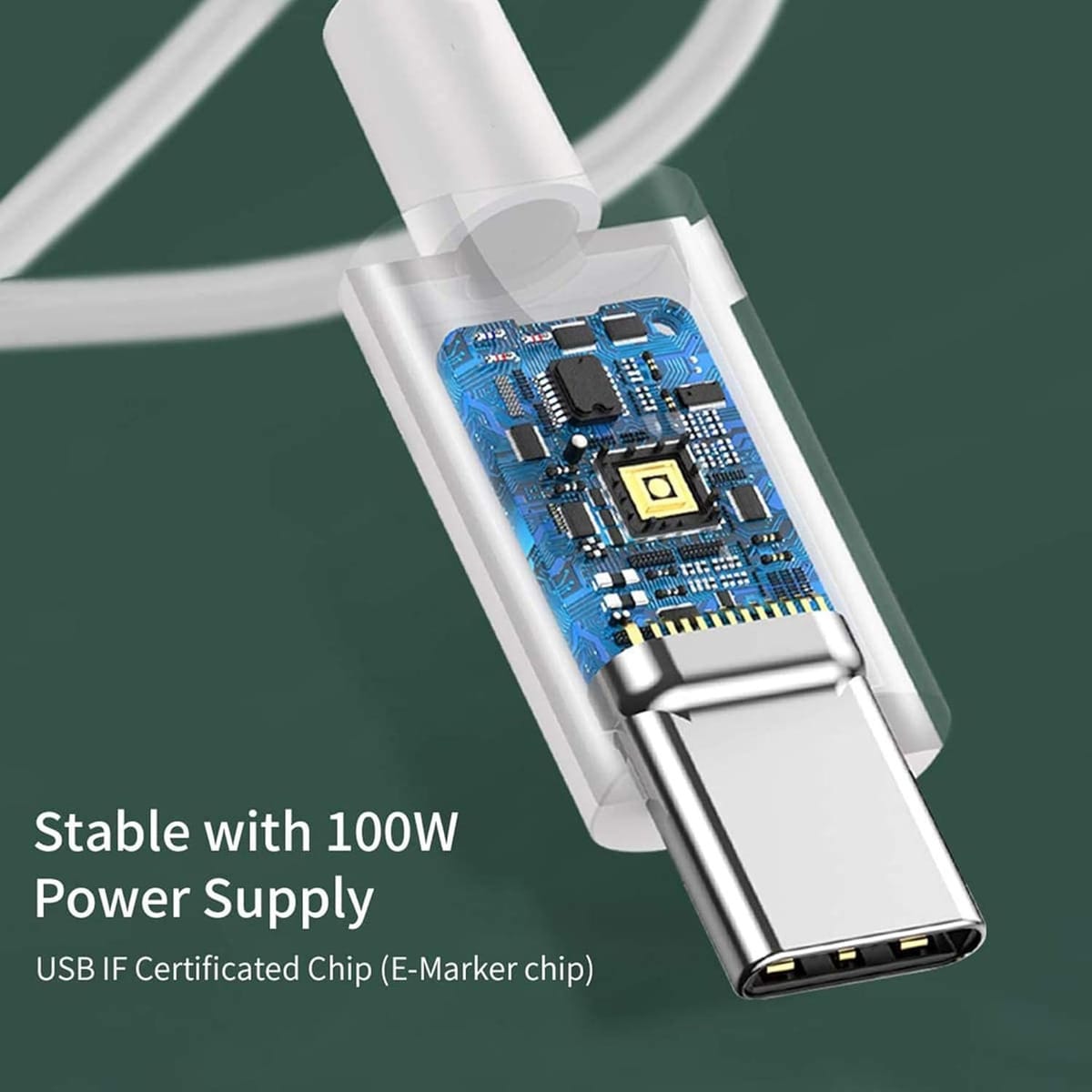 Cable Treqa Usb C A Usb C 3m Datos Tipo C Compatible iPhone - Imagen 4