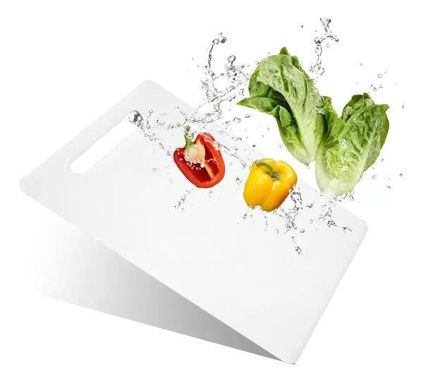 Tabla De Cocina Pvc 40,5x25,5x0,8 Cm Doble Cara Cortar Picar