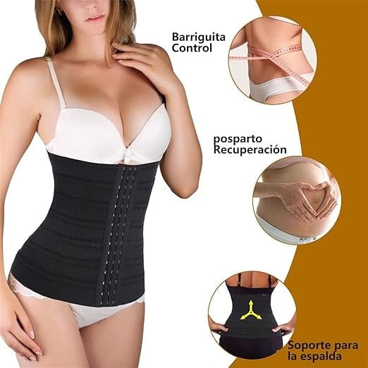 Faja Colombiana Ajustable Cintura Mujer Moldeadora Corset - Imagen 4
