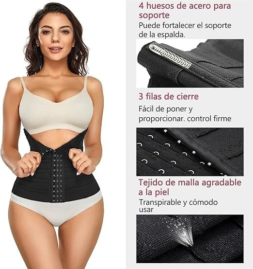 Faja Colombiana Ajustable Cintura Mujer Moldeadora Corset - Imagen 2
