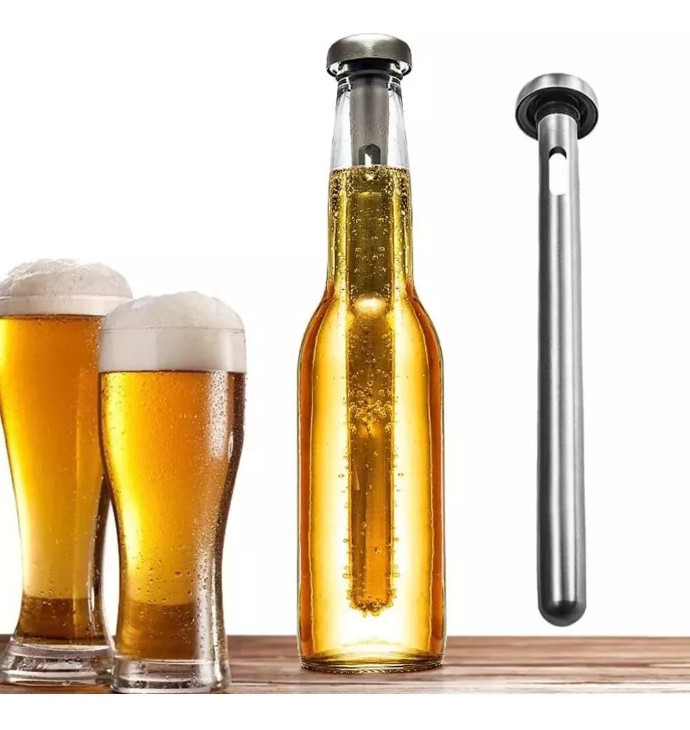 Pack De 2 Enfriadores De Botellas De Acero Inoxidable 21 Cm - Imagen 8