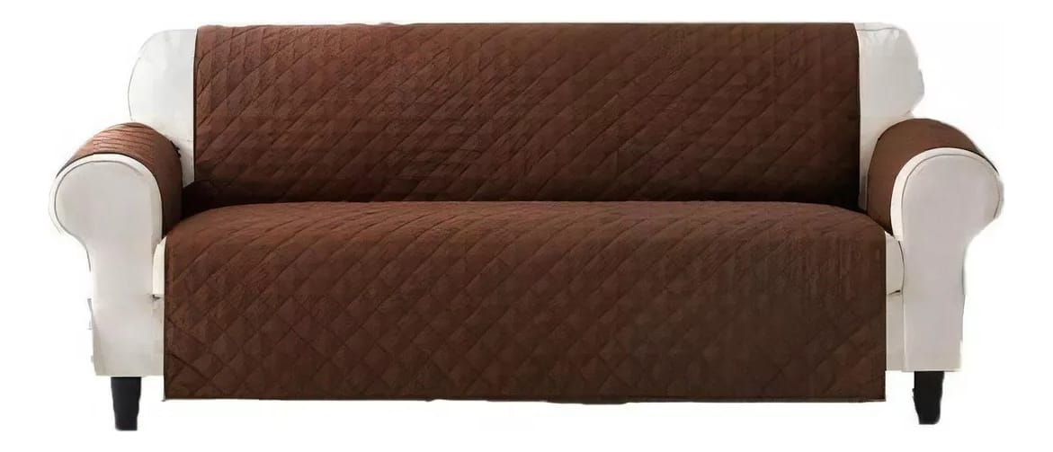 Cubre Sofá Sillón Protector Reversible 3 Cuerpos Cobertor