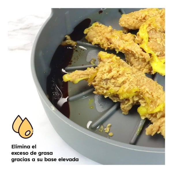 Sartén De Silicona Para Freidora Sin Aceite Diámetro 19 Cm - Imagen 2