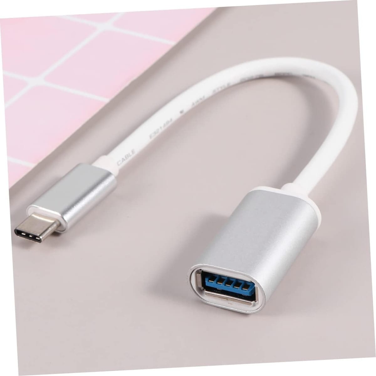 Cable Adaptador Tipo C Usb C Macho - Usb Hembra Otg 5cm - Imagen 5