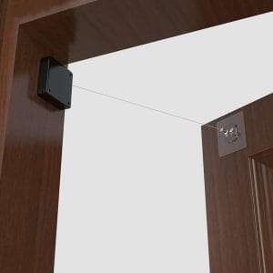 Cierre De Puerta Automático Con Adhesivo Y Cable Retráctil