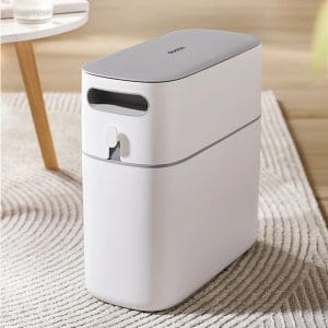 Papelera Estrecha Cocina Sala Baño Dormitorio Pequeña 12 Lts