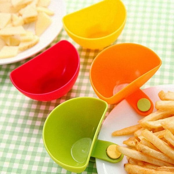 Contenedores Para Salsa Picadas X4 Unidades Con Clip Fiestas - Imagen 6