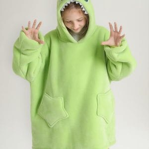 Buzo Manta Canguro Gigante Poncho Corderito Infantil Unisex