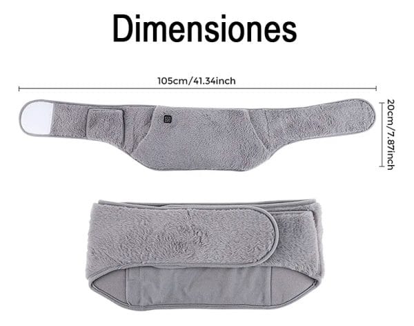 Faja Calefaccion Calentador Cintura Manos Termico Corderito - Imagen 5