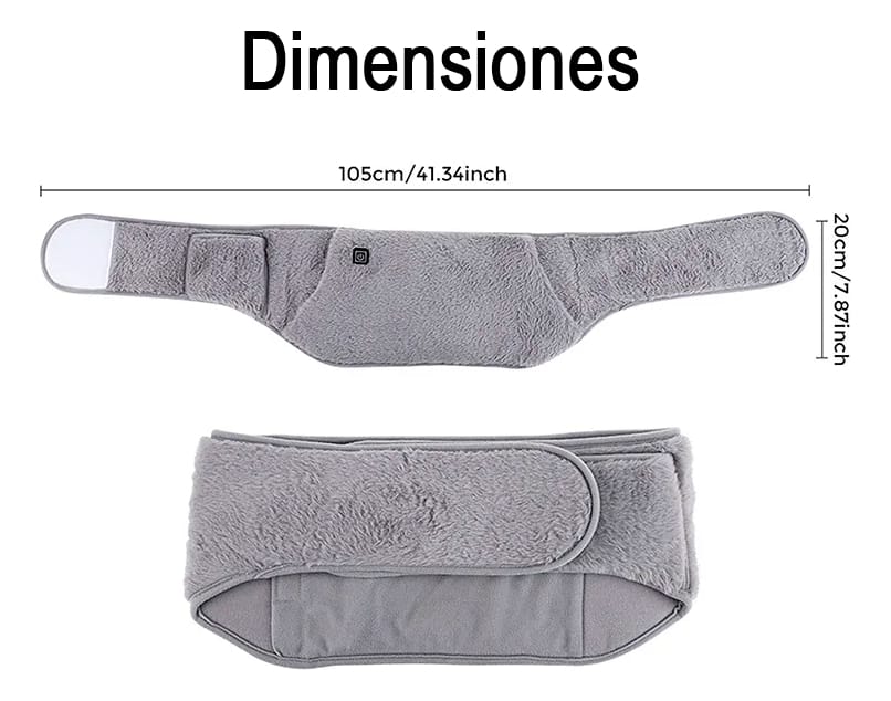 Faja Calefaccion Calentador Cintura Manos Termico Corderito - Imagen 5