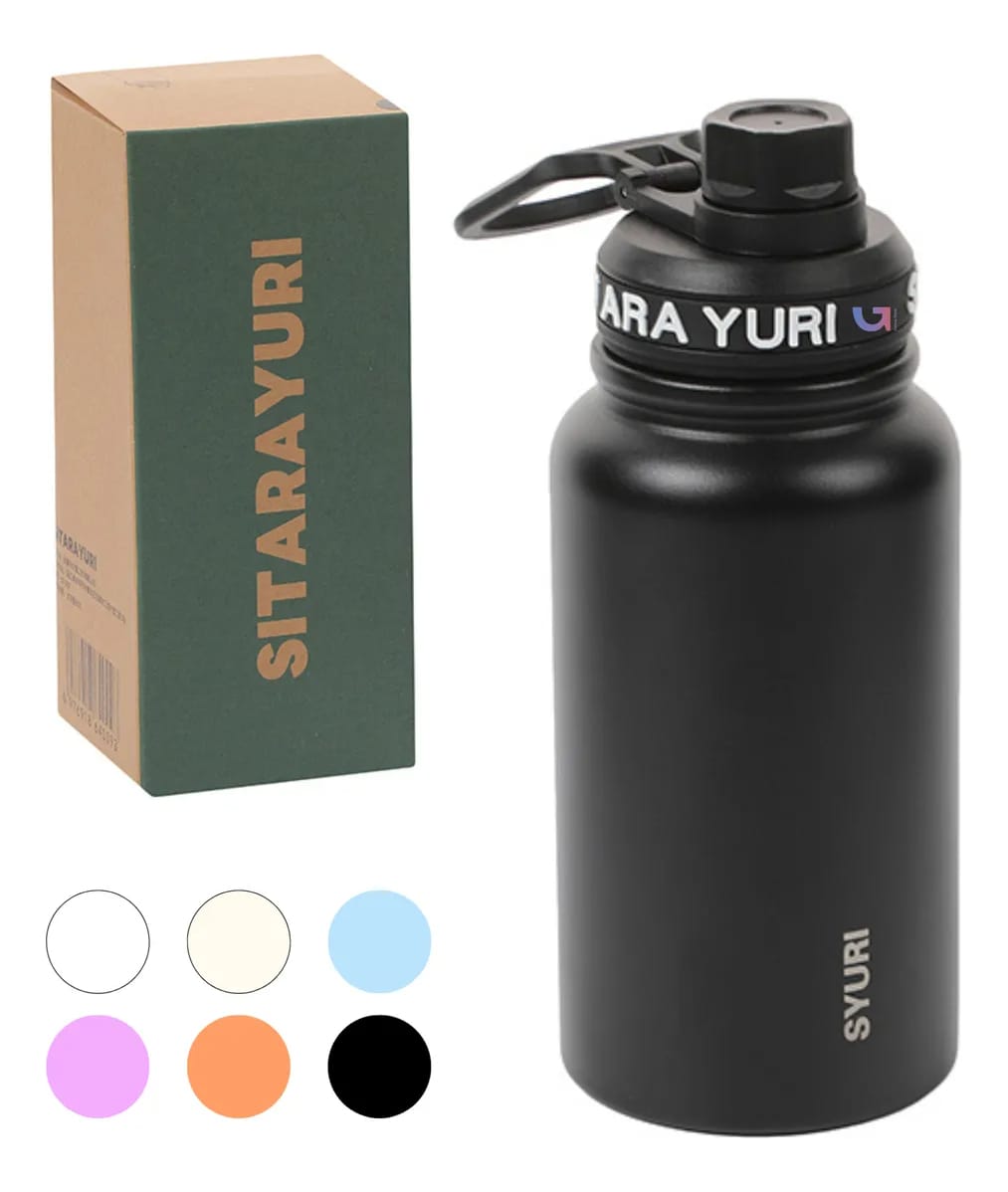 Termo Botella Agua 600ml Acero Inoxidable A Prueba De Fugas