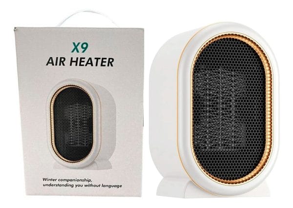 Calefactor Eléctrico De Aire Portátil 1200w Silencioso
