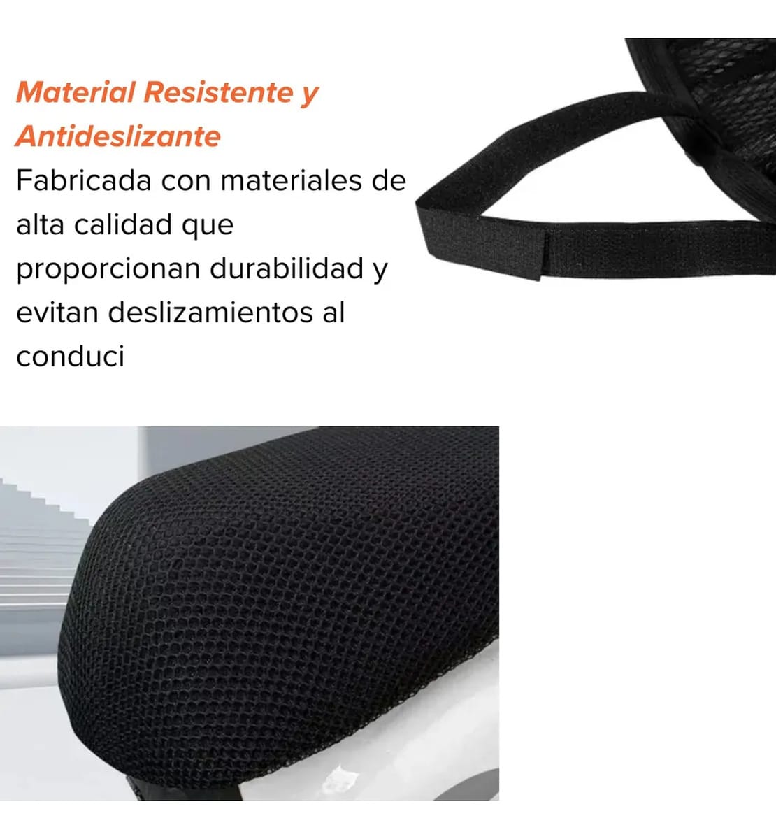 Funda Cubre Asiento Moto 92x50 Cm Protección Antideslizante - Imagen 6