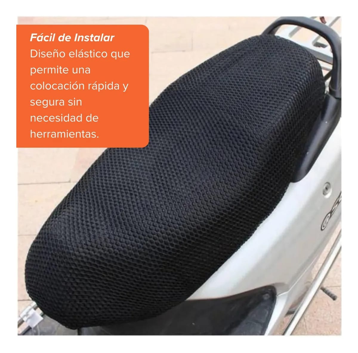Funda Cubre Asiento Moto 92x50 Cm Protección Antideslizante - Imagen 3