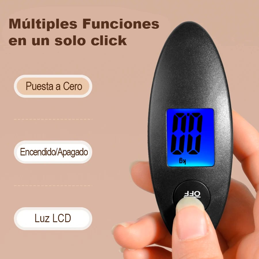 Balanza Portatil Valija Maleta Multiuso Digital Hasta 40kg - Imagen 2