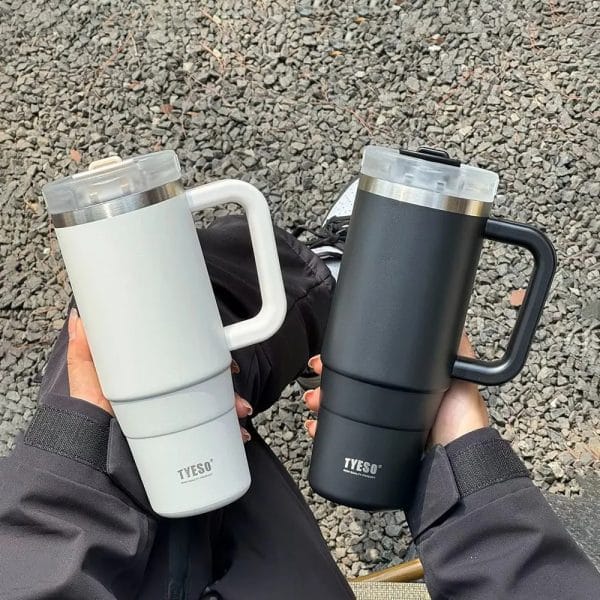 Vaso Termico Jarro Tyeso 900ml Acero Asa Sorbito Aislamiento - Imagen 7