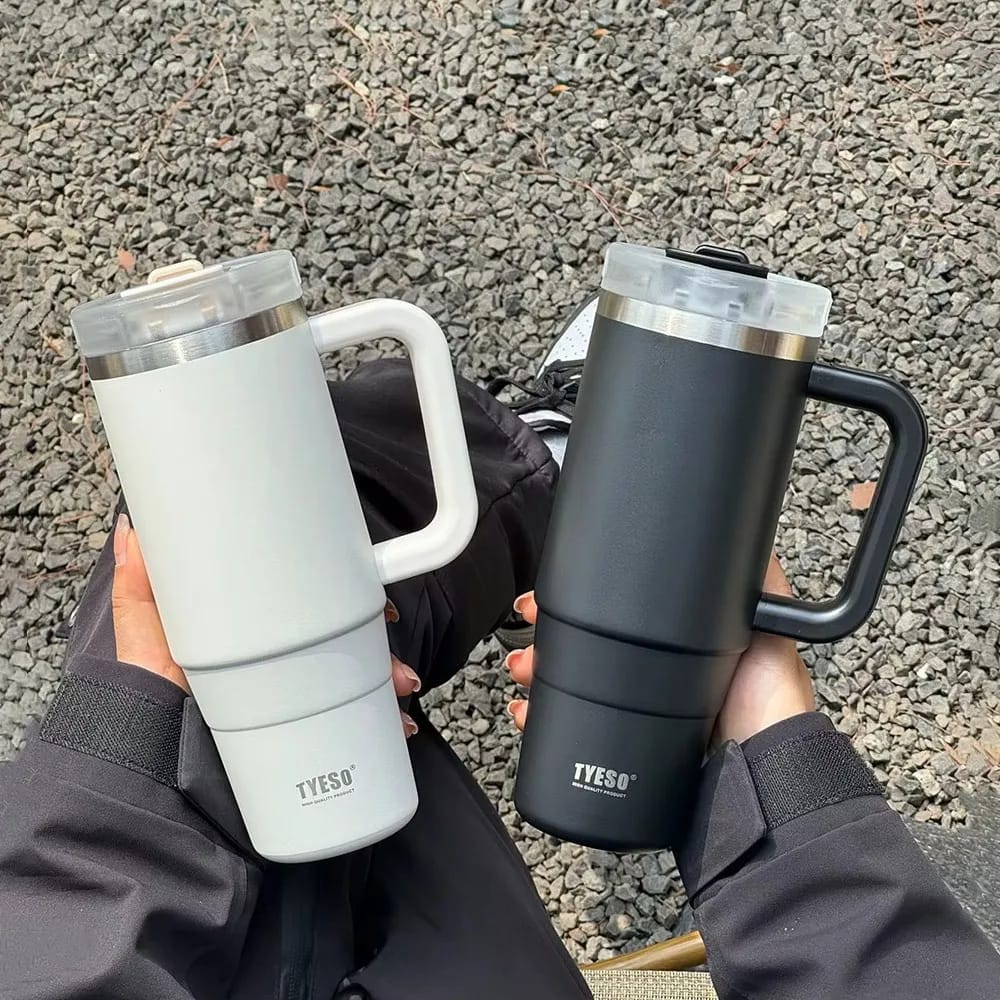 Vaso Termico Jarro Tyeso 900ml Acero Asa Sorbito Aislamiento - Imagen 7