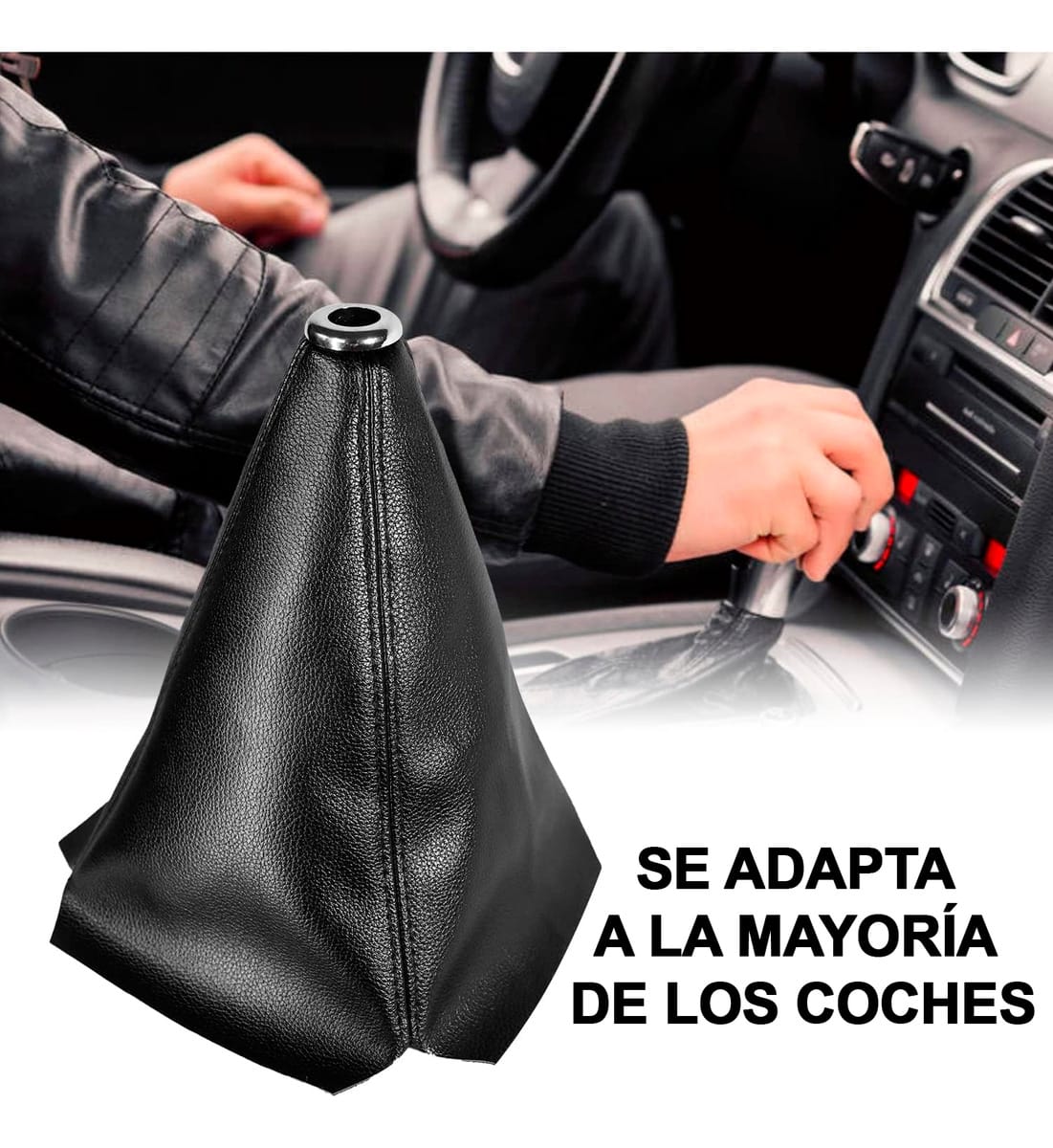 Funda Cubierta Universal Cubre Palanca Cambios Auto Cofia - Imagen 3